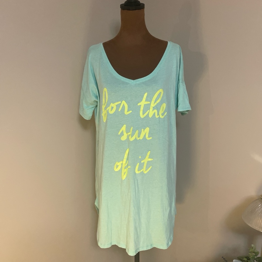 Vintage Y2K Victoria’s Secret Mint Green Night Shirt